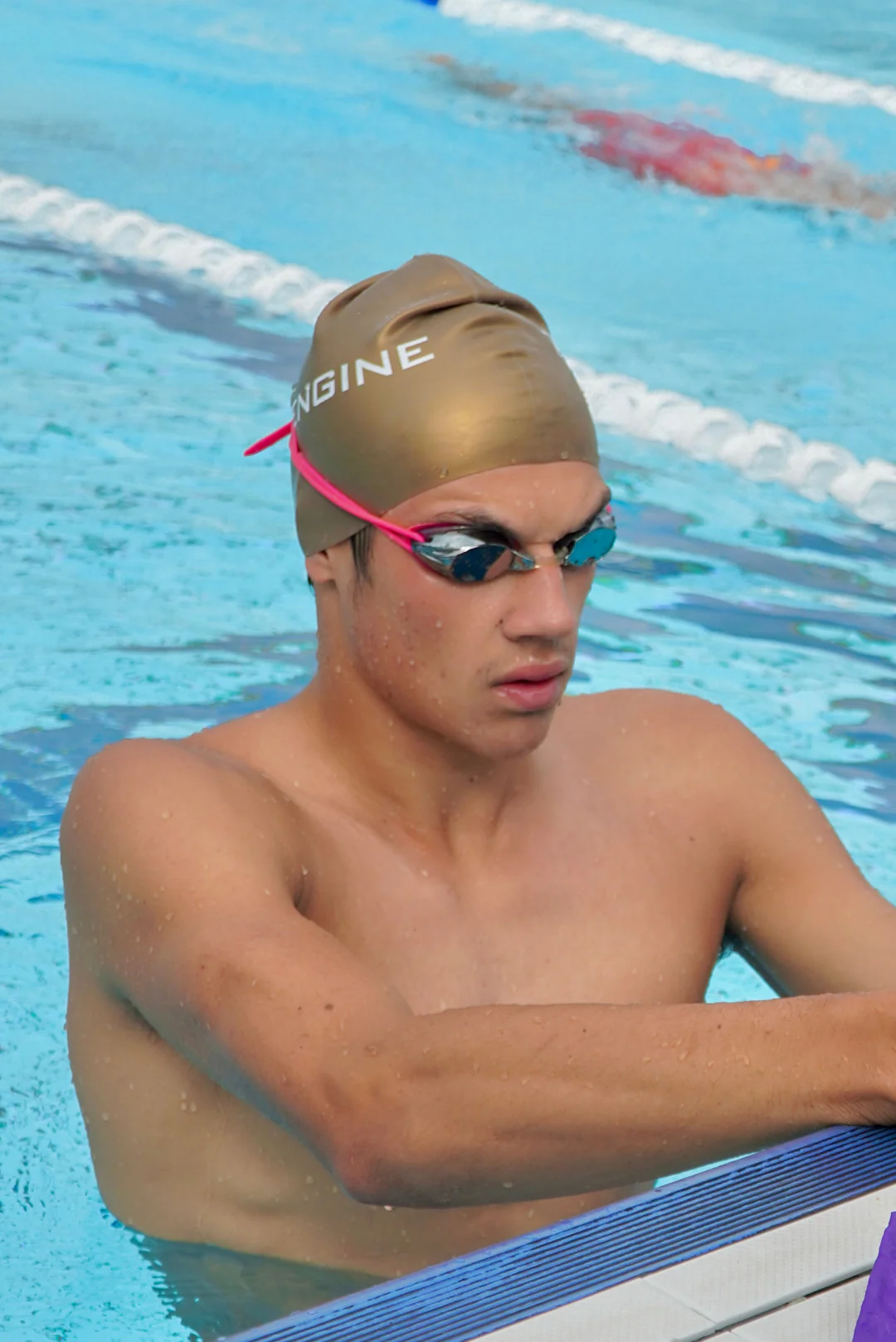 Silicone Swim Cap - Engine Logo - Image 11