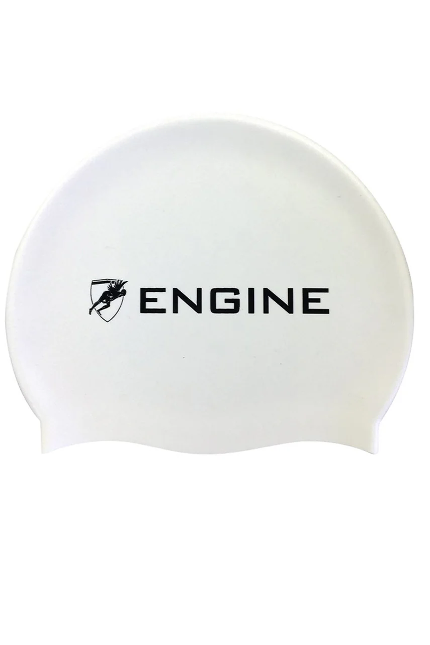 Silicone Swim Cap - Engine Logo - Image 3