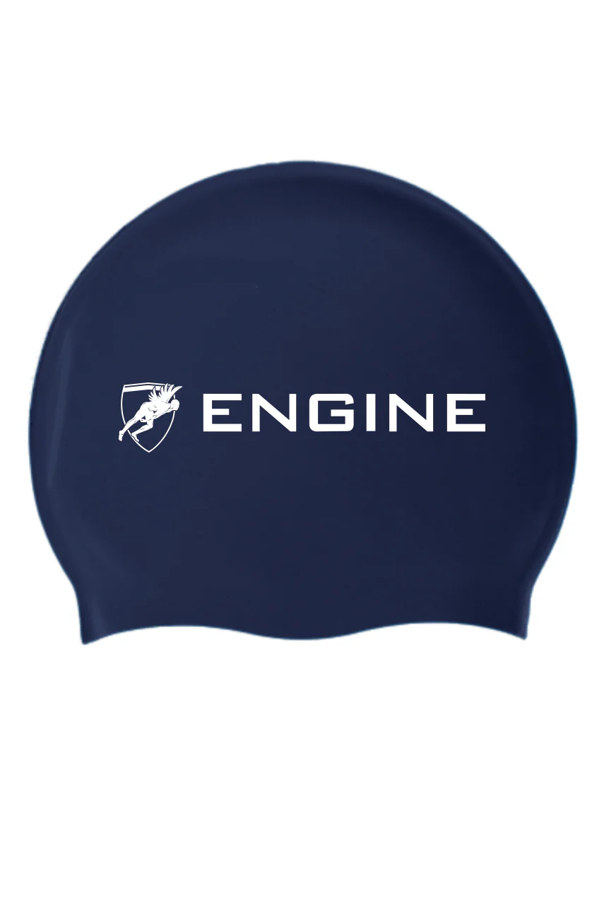 Silicone Swim Cap - Engine Logo - Image 4