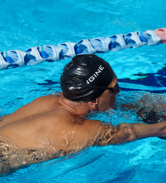Silicone Swim Cap - Engine Logo - Image 6